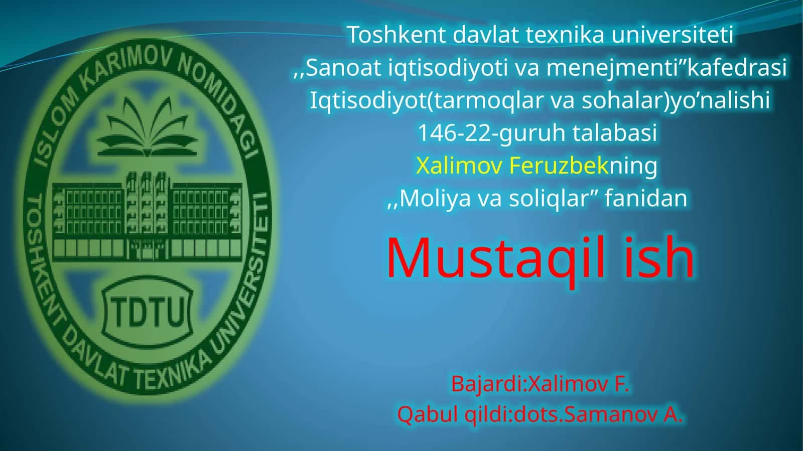 O‘zbekistonda jismoniy shaxslarga beriladigan soliq imtiyozlari 1