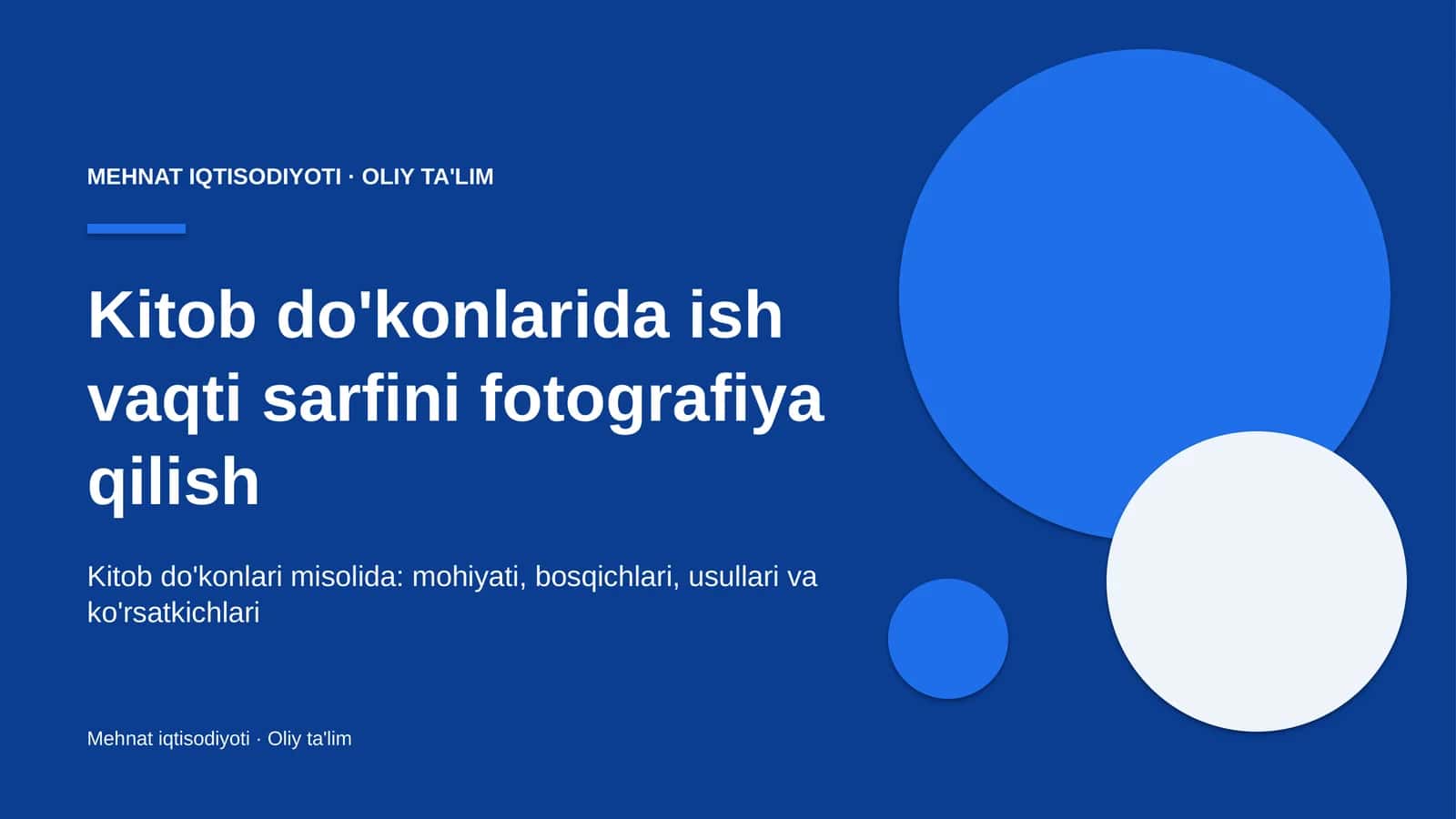 Kitob do'konlarida ish vaqti sarfini fotografiya qilish 1