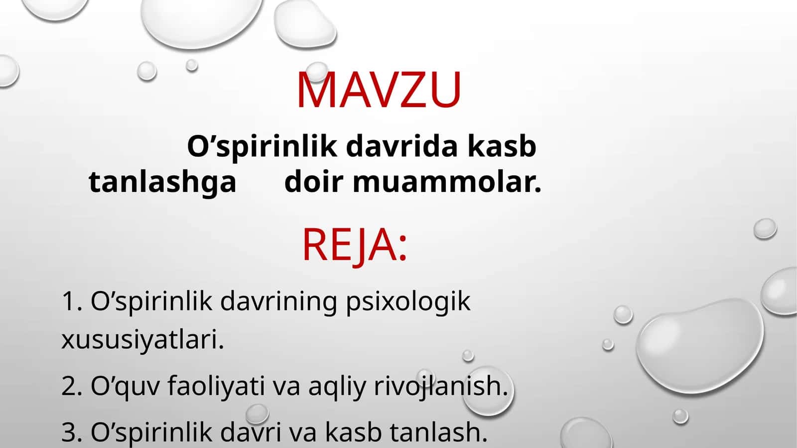 O’spirinlik davrida kasb tanlashga doir muammolar 1