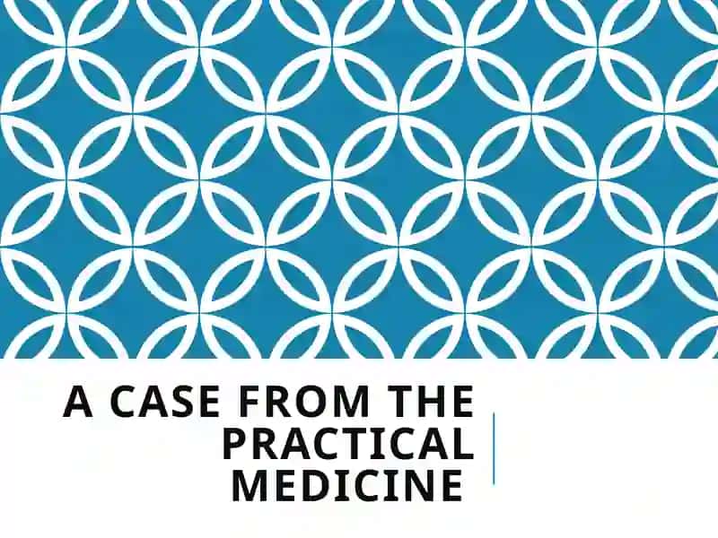 A case from practical medicine 1