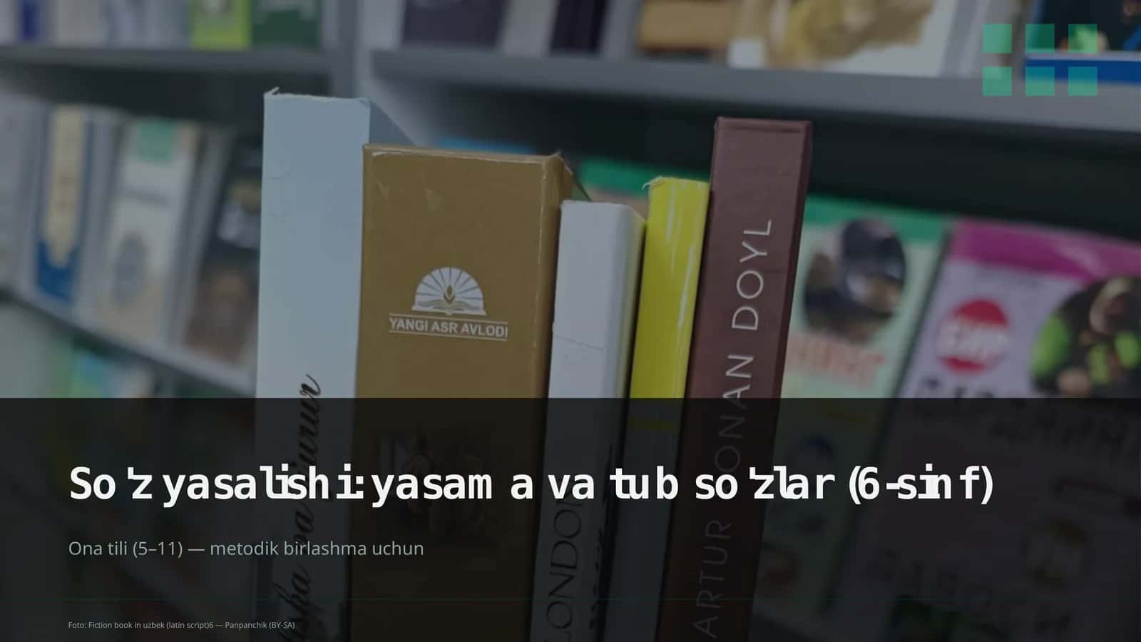 So'z yasalishi: yasama va tub so'zlar (6-sinf) 1