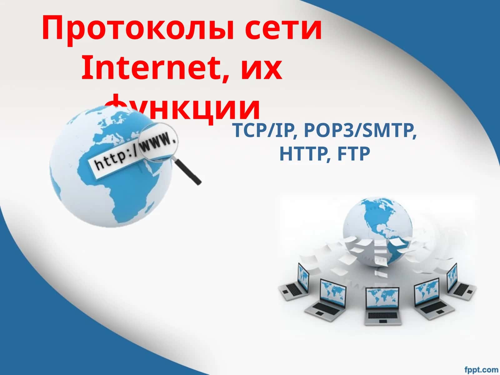 Протоколы сети Internet, их функции 1