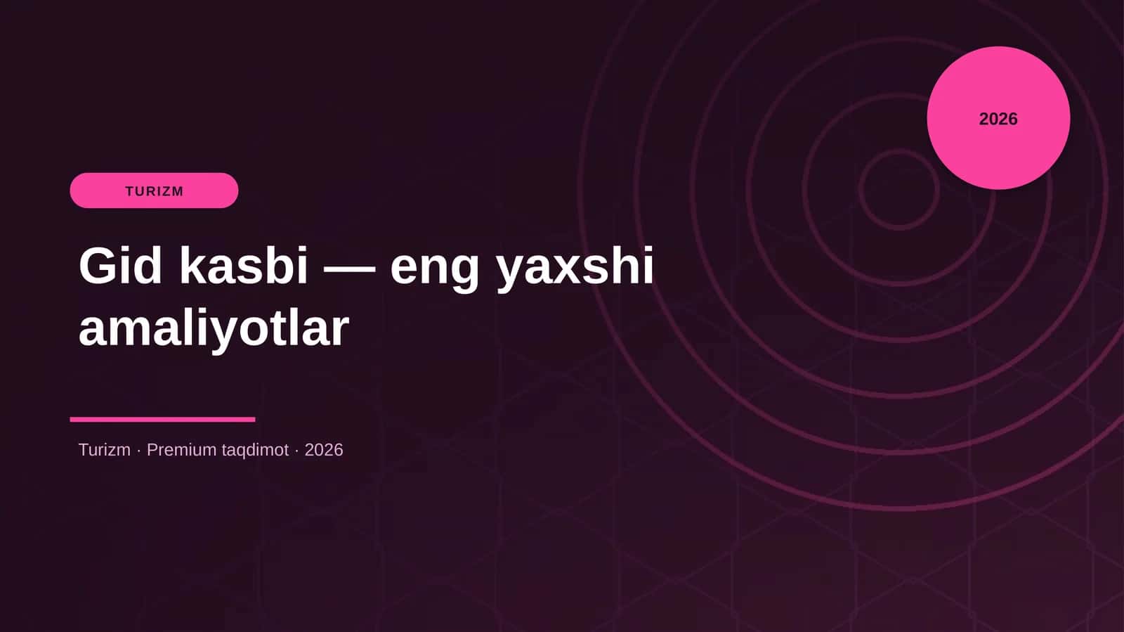 Gid kasbi — eng yaxshi amaliyotlar 1