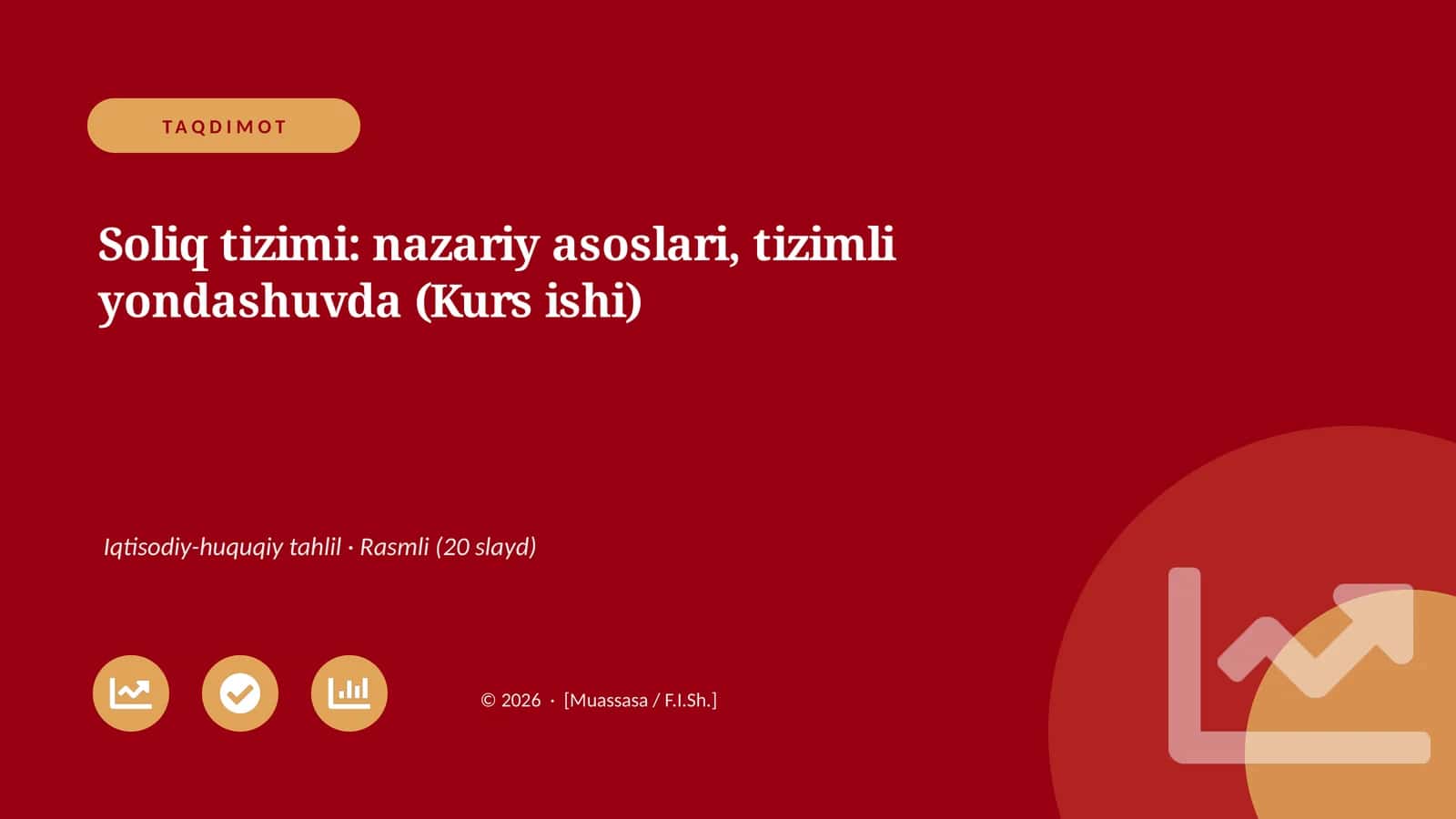 Soliq tizimi: nazariy asoslari, tizimli yondashuvda (Kurs ishi) 1