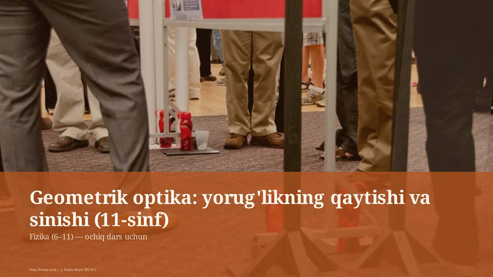 Geometrik optika: yorug'likning qaytishi va sinishi (11-sinf) 1