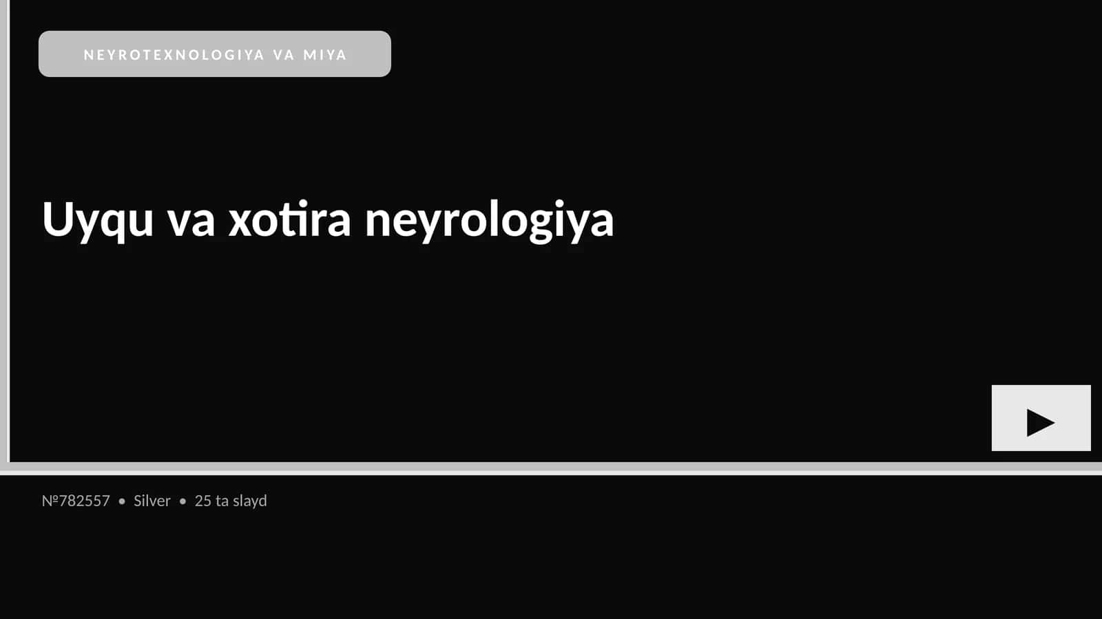 NEYROTEXNOLOGIYA VA MIYA 1