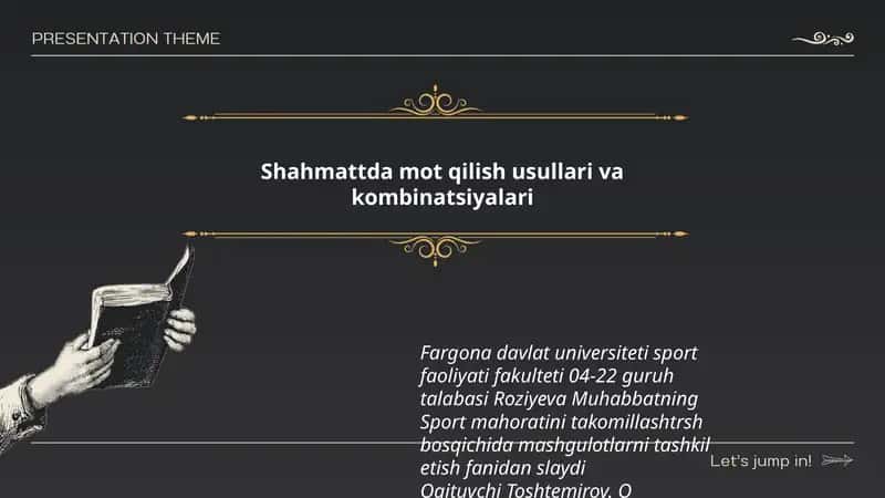 Shahmattda mot qilish usullari va kombinatsiyalari 1