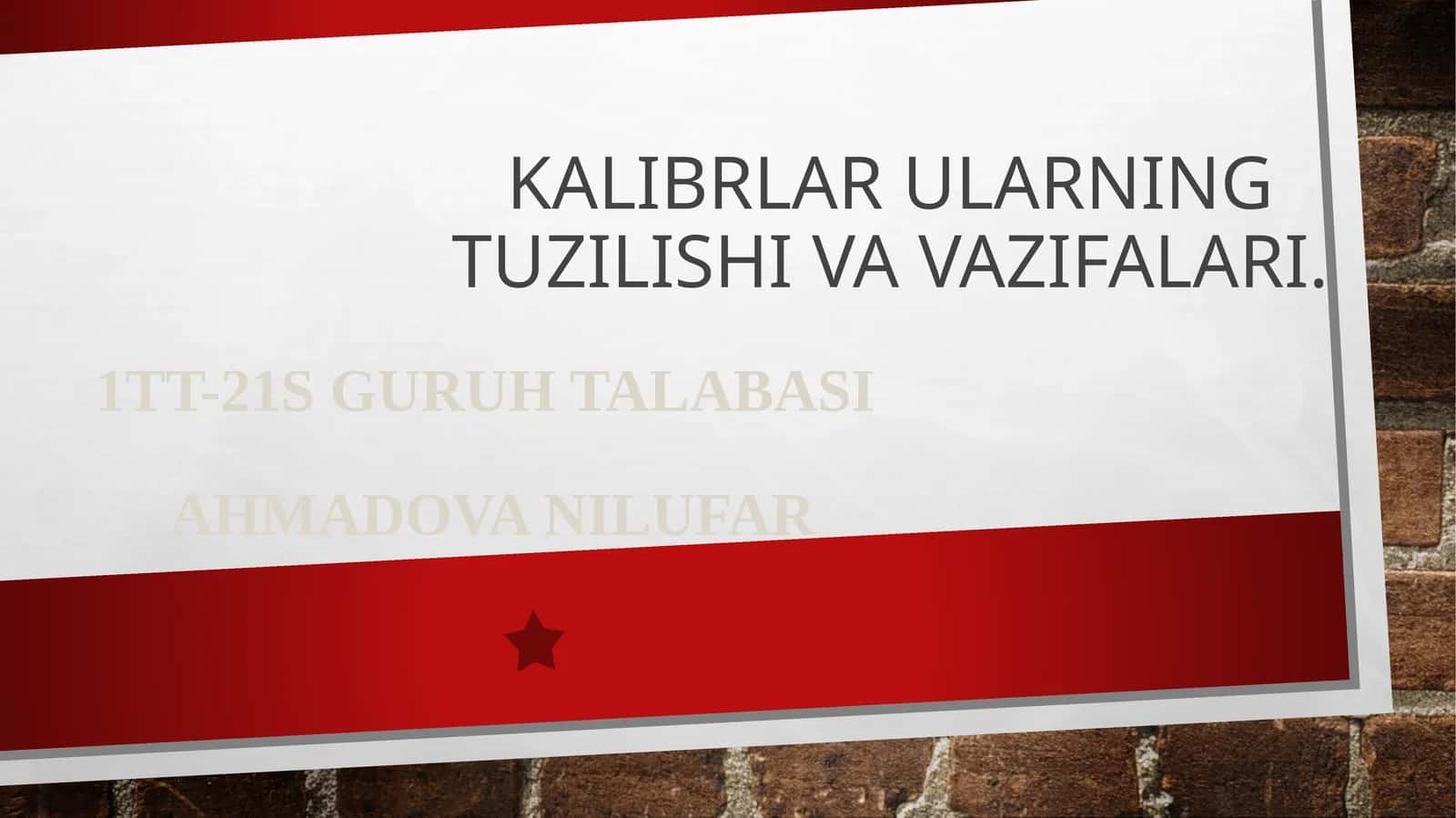 Kalibrlarularningtuzilishivavazifalari 1