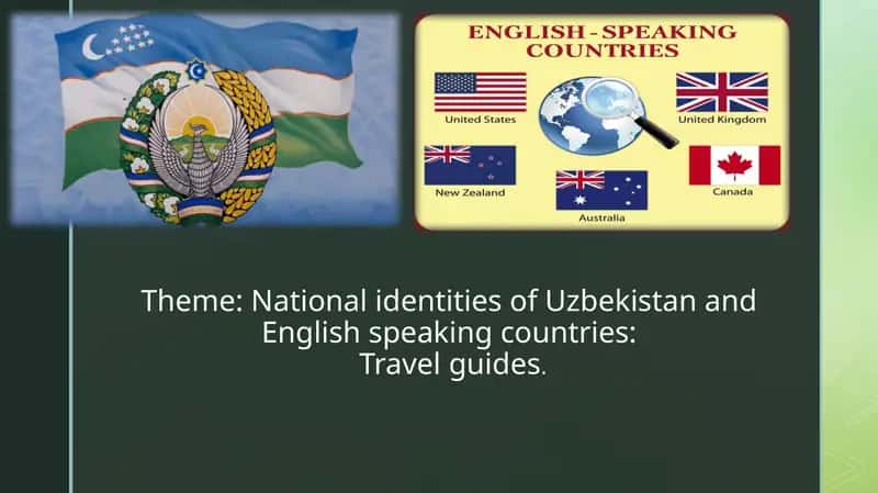 National identities of Uzbekistan and English speaking countries Travel guides 1