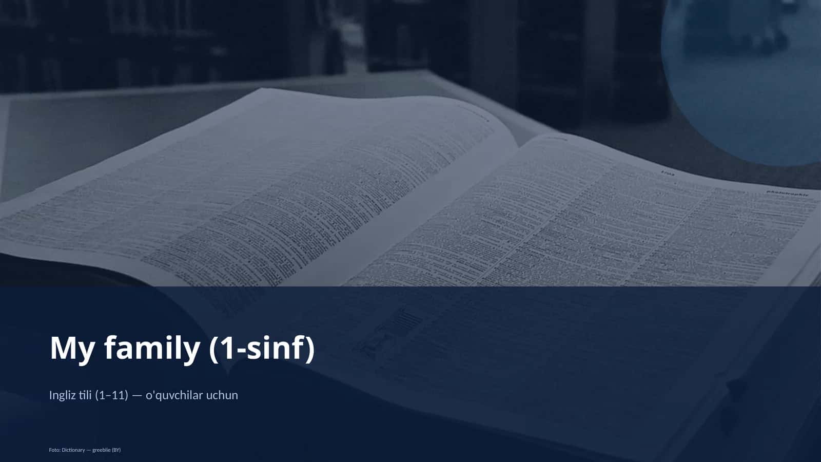 My Family (1-sinf) 1