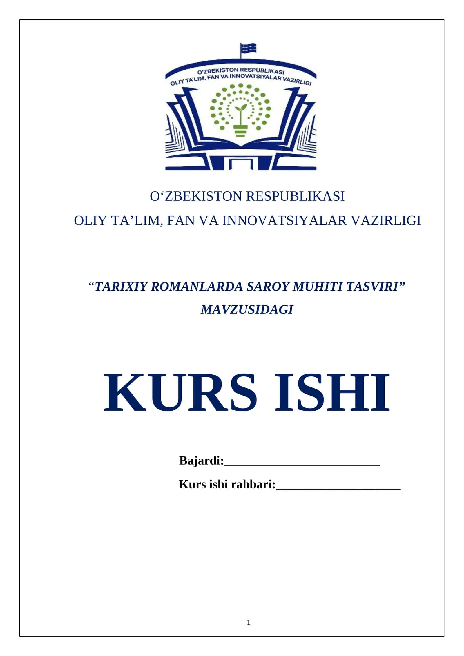 TARIXIY ROMANLARDA SAROY MUHITI TASVIRI 1