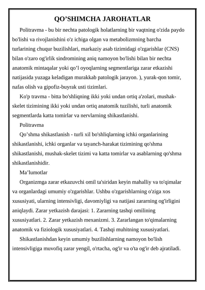 Politravma 1