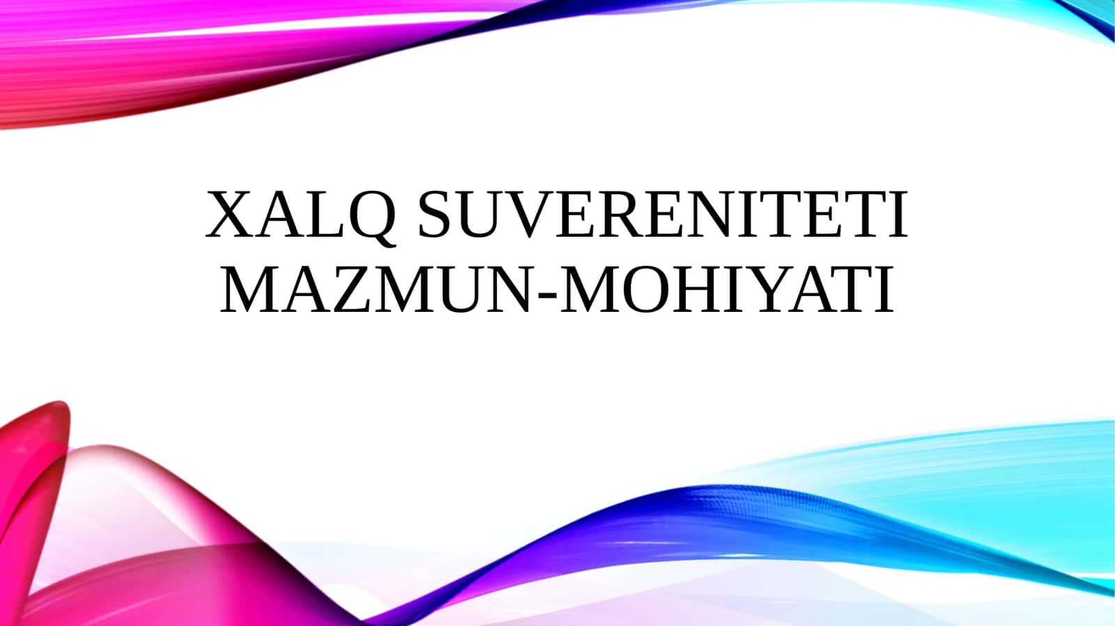 Xalq suvereniteti mazmun-mohiyati 1