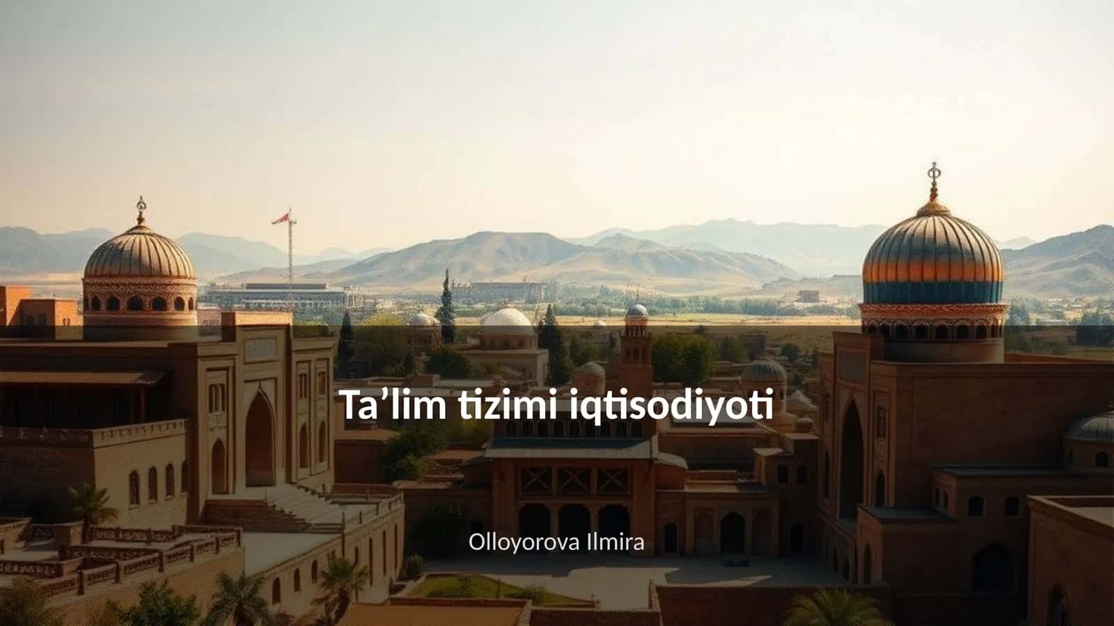 Taʼlim tizimi iqtisodiyoti 1