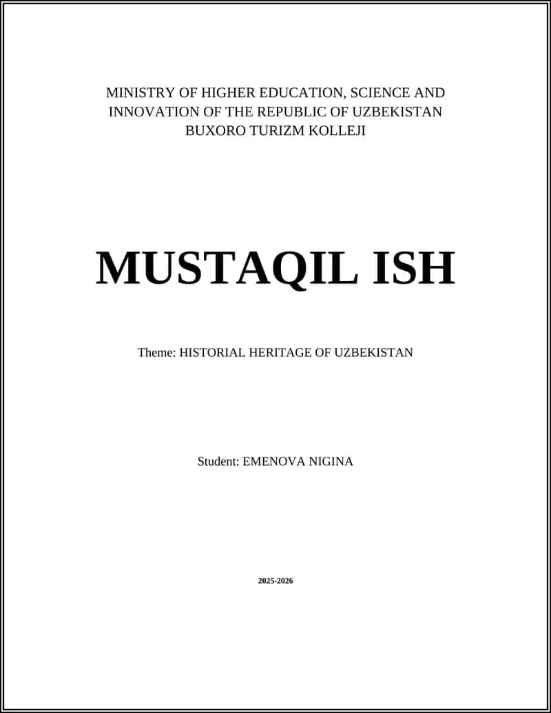 Silk Road Monuments and Trade Routes in Uzbekistan 1