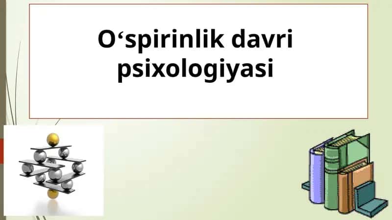 O‘spirinlik davri 1