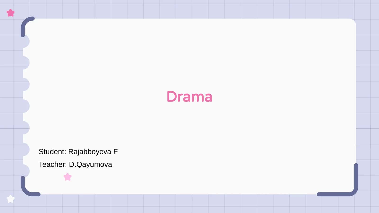 Drama 1