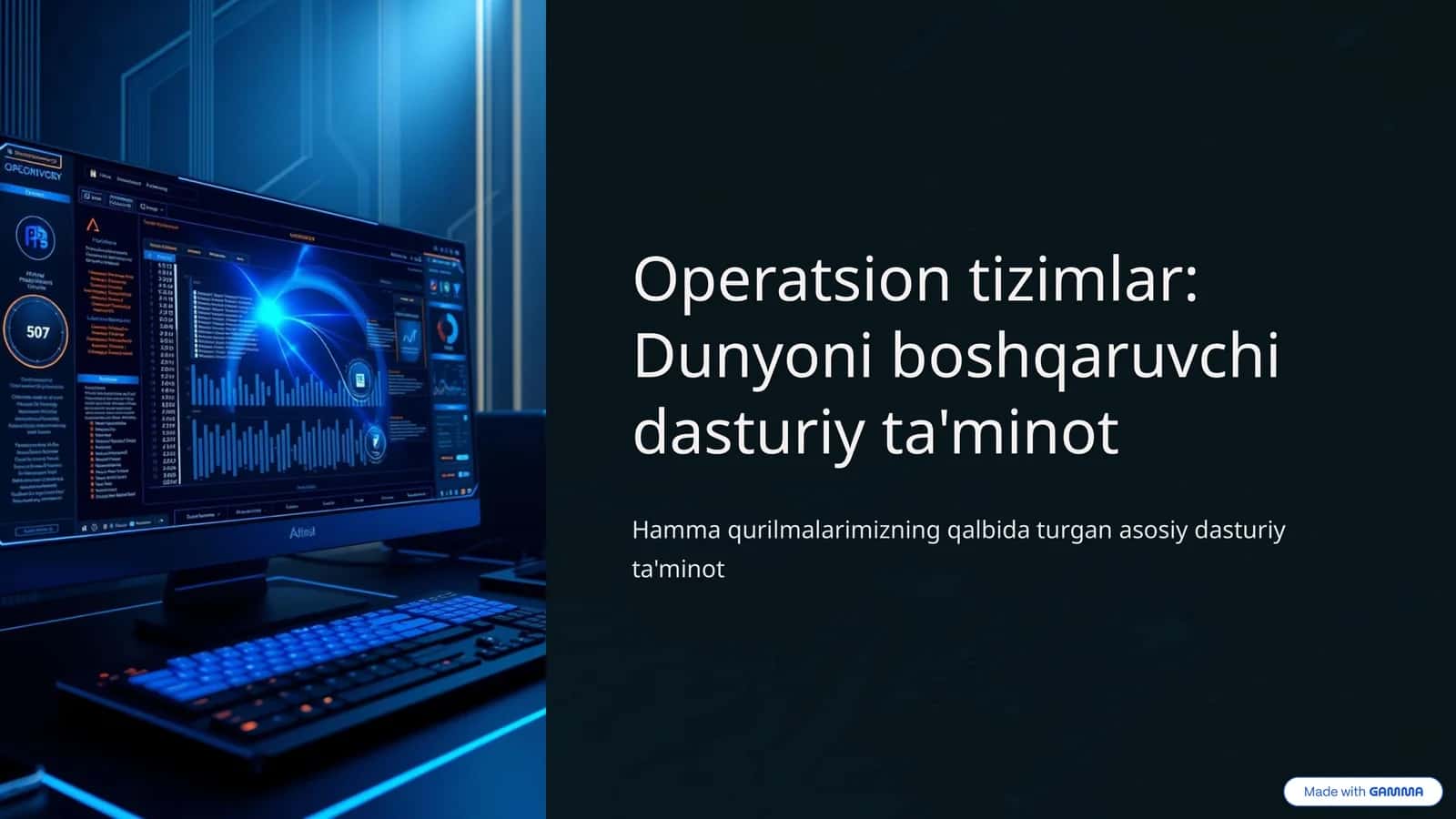 Operatsion tizimlar: Dunyoni boshqaruvchi dasturiy ta'minot 1