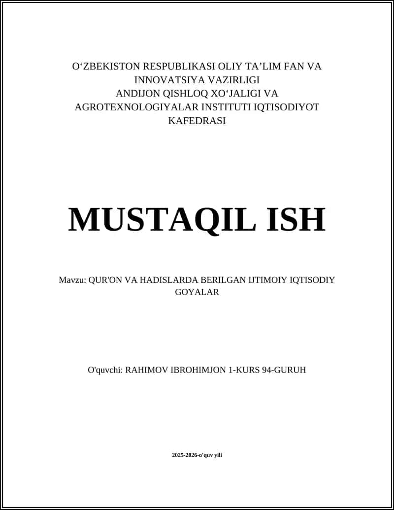 Zakat tizimi va uning ijtimoiy-iqtisodiy roli 1