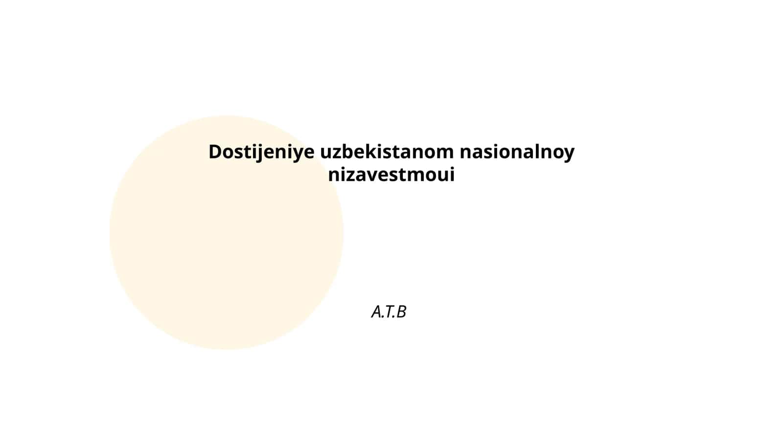 Dostijeniye uzbekistanom nasionalnoy nizavestmoui 1