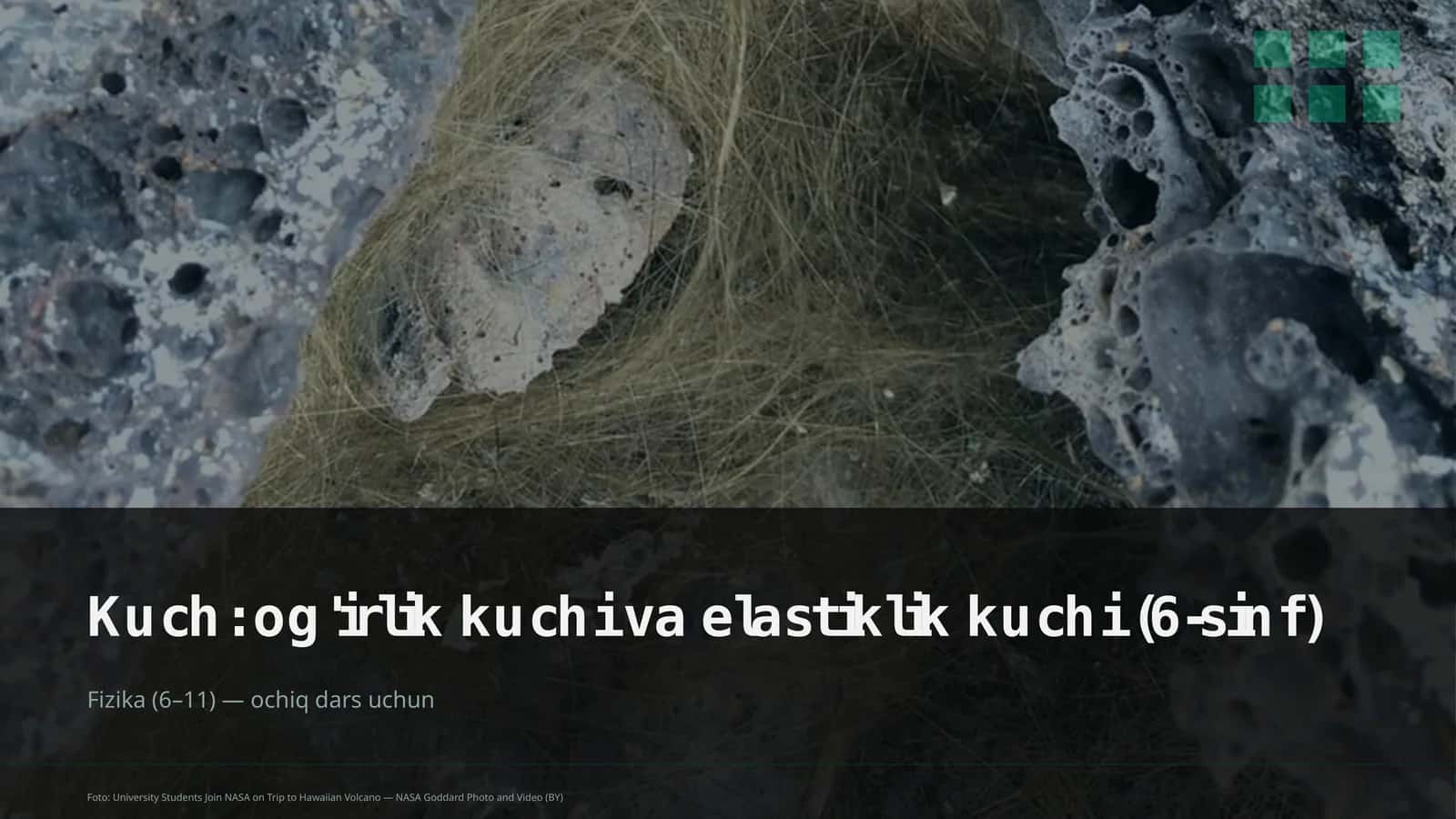 Fizika (6–11) — ochiq dars uchun 1