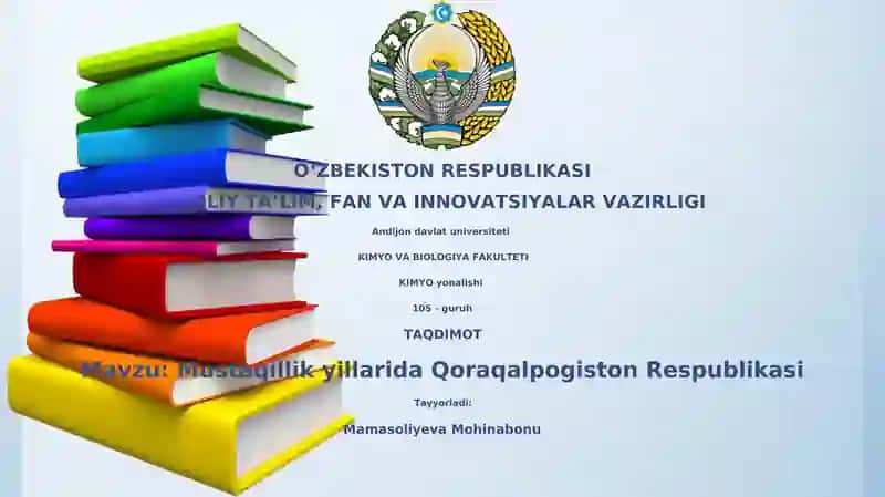 Mustaqillik yillarida Qoraqalpogiston Respublikasi