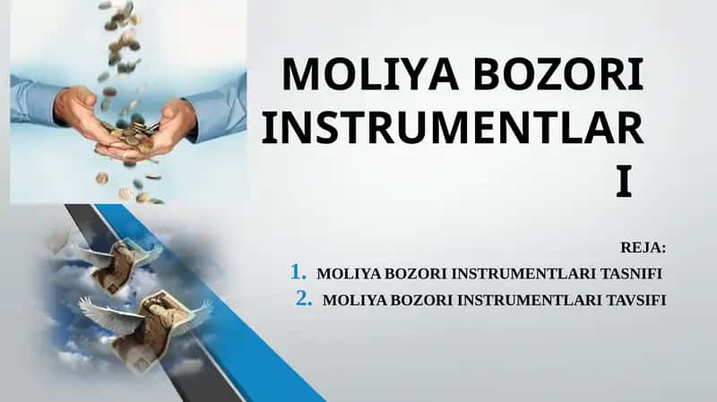 MOLIYABOZORI INSTRUMENTLARI 1