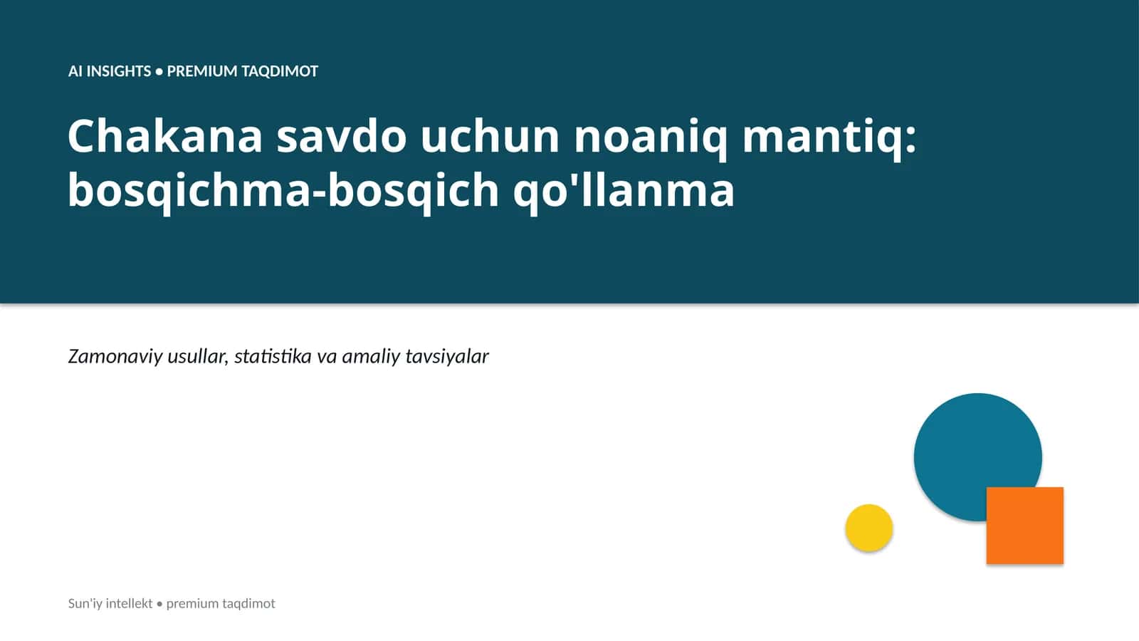 Premium Taqdimot 1