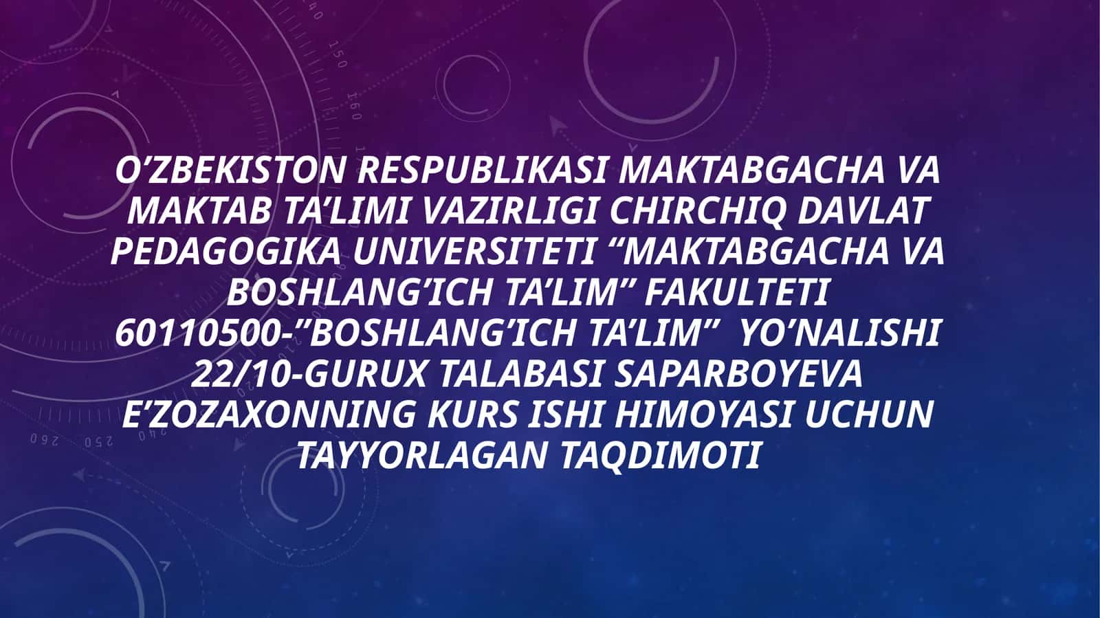 Boshlangʻich sinflarda matematikadan muammoli dars va ularni tashkil etish metodikasi 1