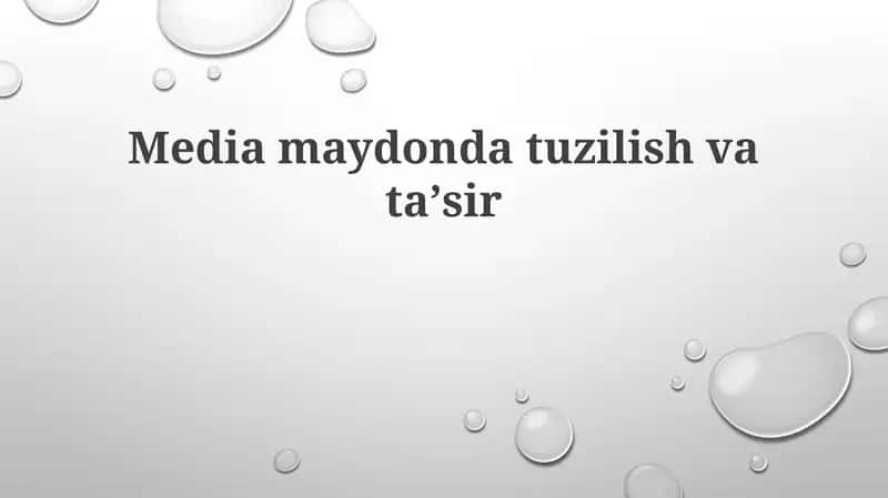 Mediamaydondatuzilishvataʼsir 1