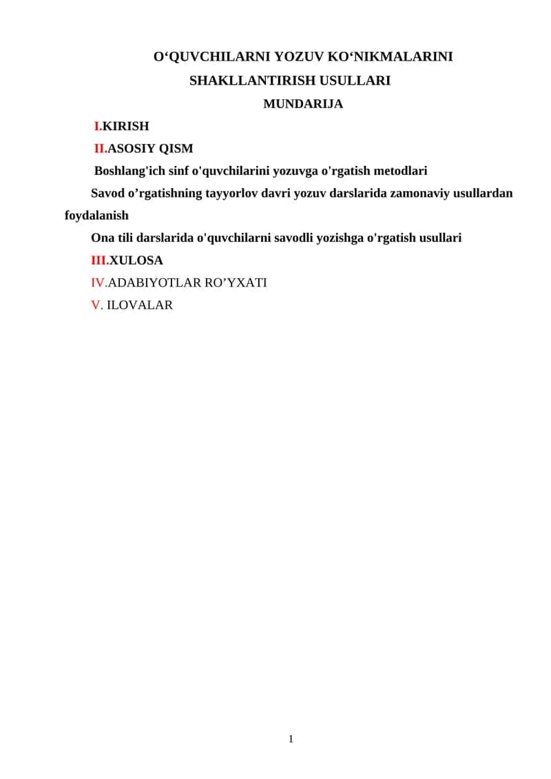 Mavzuning dolzarbligi 1