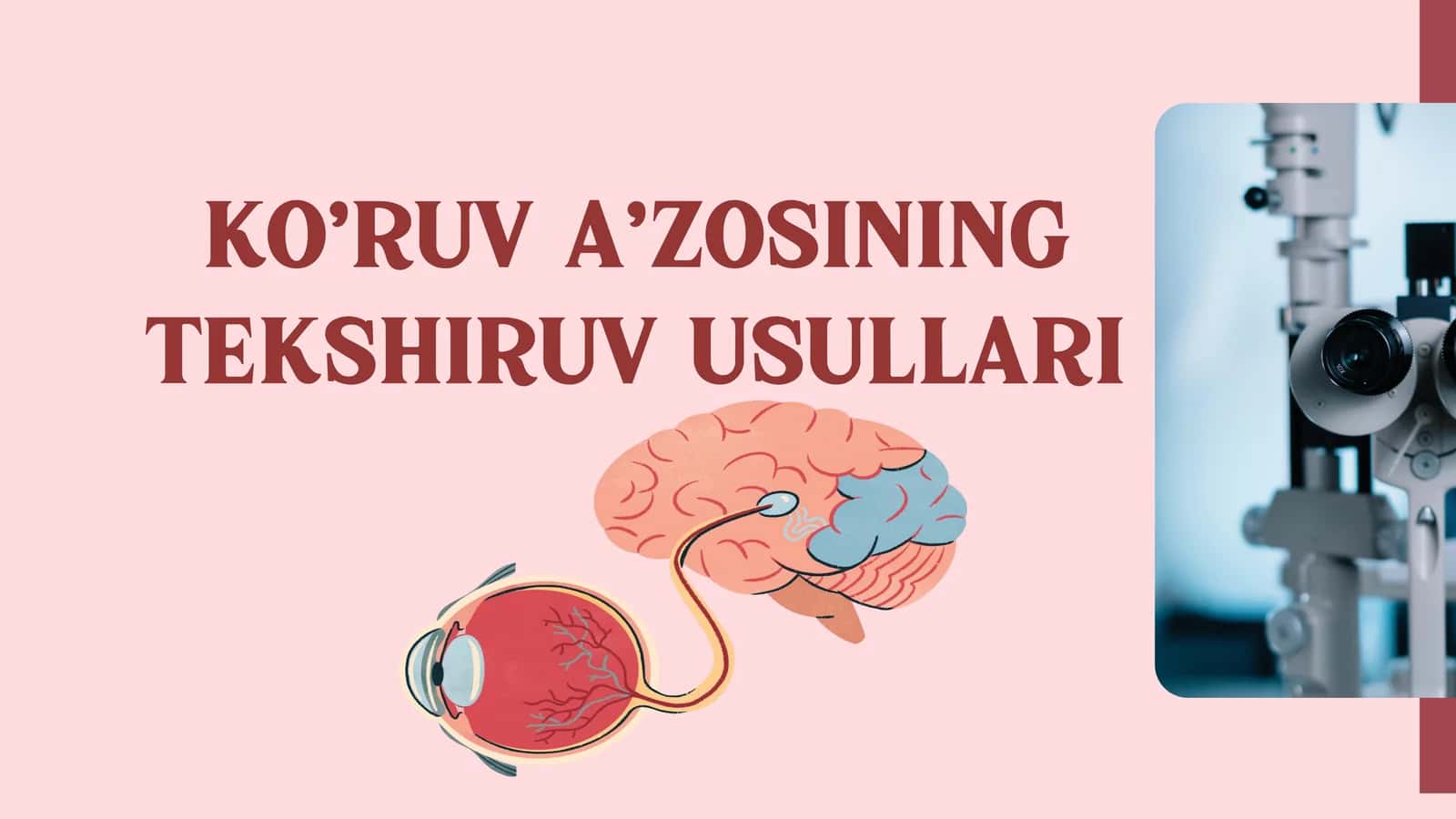 KO’RUV A’ZOSINING TEKSHIRUV USULLARI 1