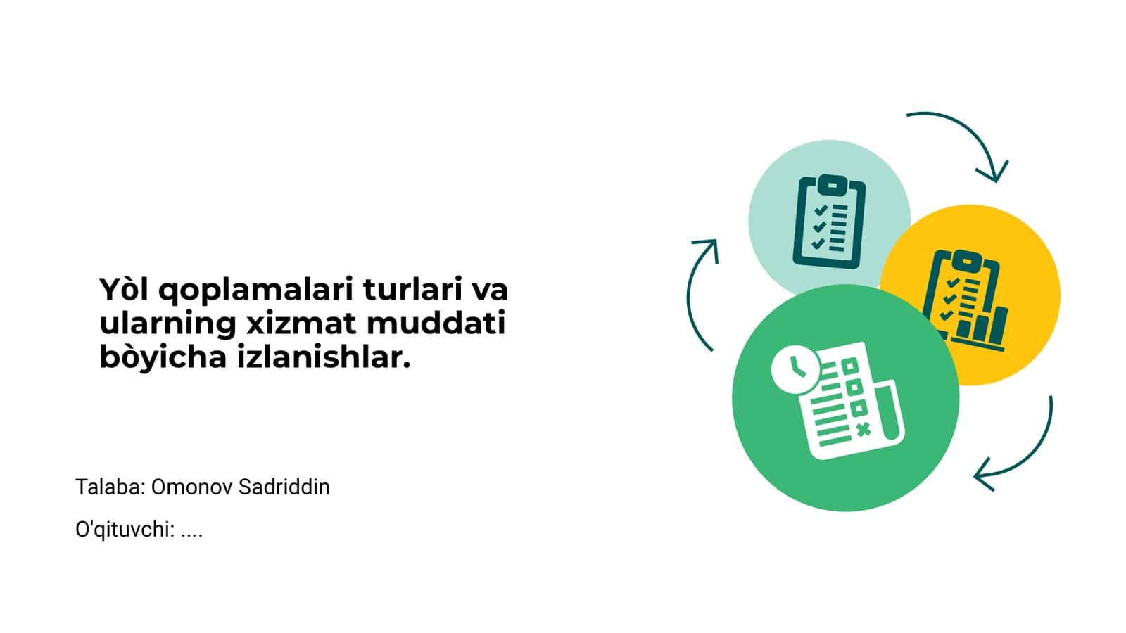 Yòl qoplamalari 1