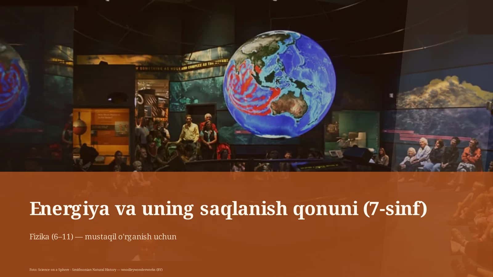Energiya va uning saqlanish qonuni (7-sinf) 1