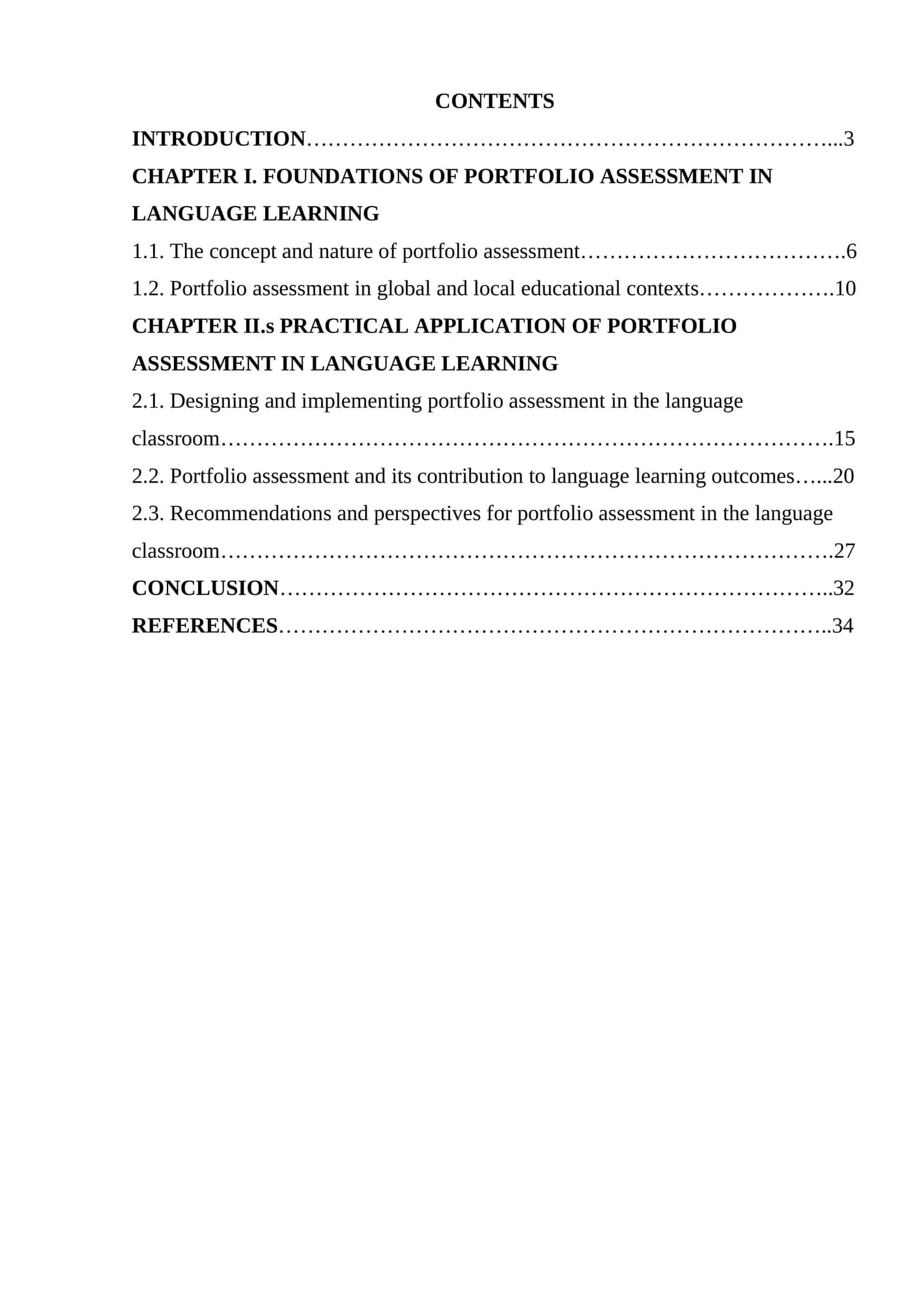 Portfolio Assessment in Language Learning 1