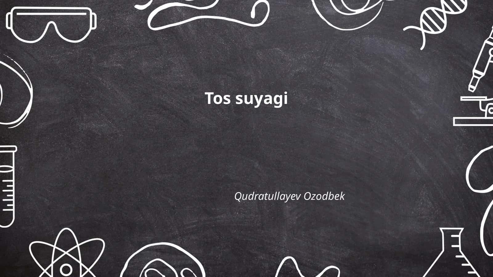 Tos suyagi 1