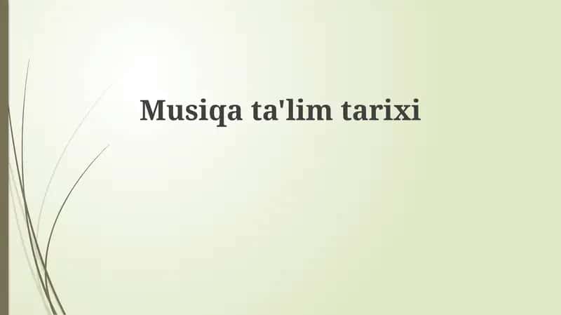 Musiqata'limtarixi 1