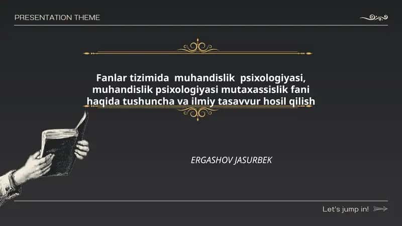 Muhandislik psixologiyasi 1