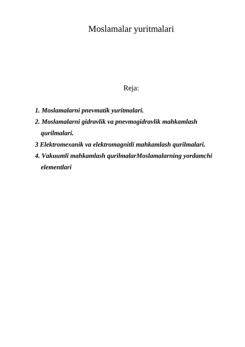 Moslamalar yuritmalari 1