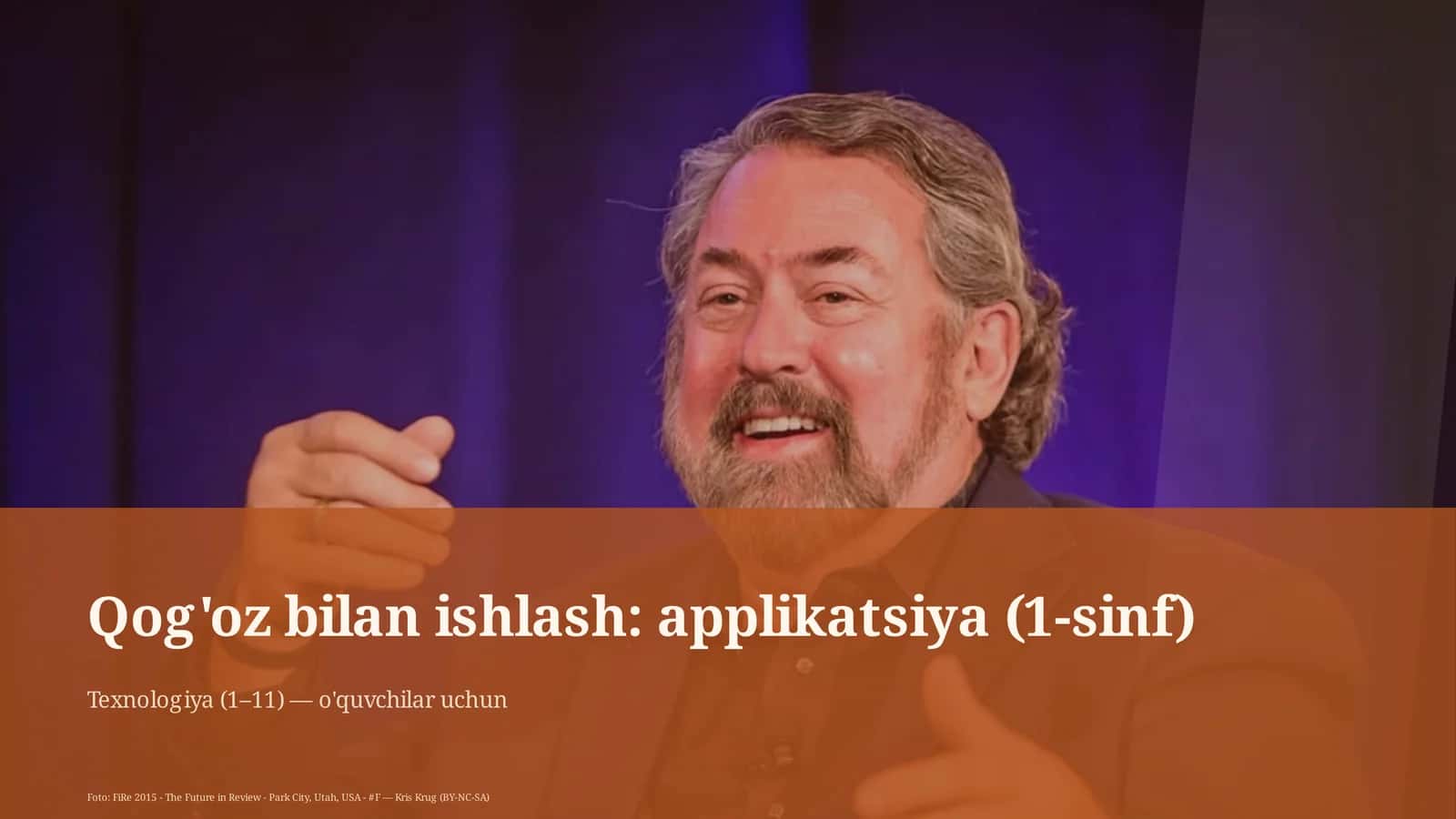 Qog'oz bilan ishlash: applikatsiya (1-sinf) 1