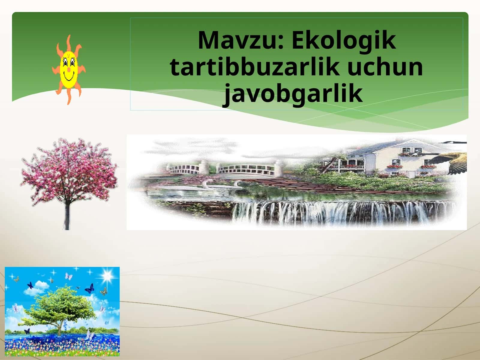 Ekologik tartib buzari lik uchun javobgarlik 1