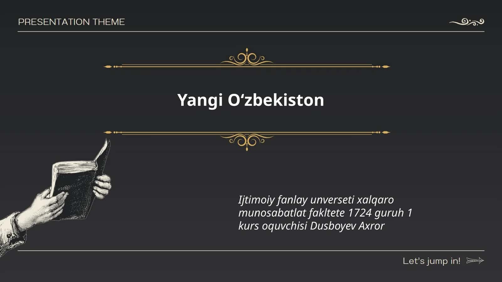 Yangi O‘zbekistonning iqtisodiy rivojlanishi 1