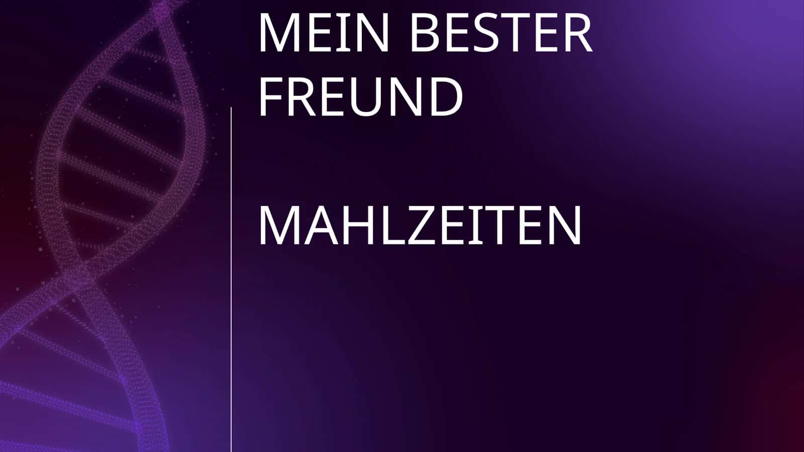 MEIN BESTER FREUND 1