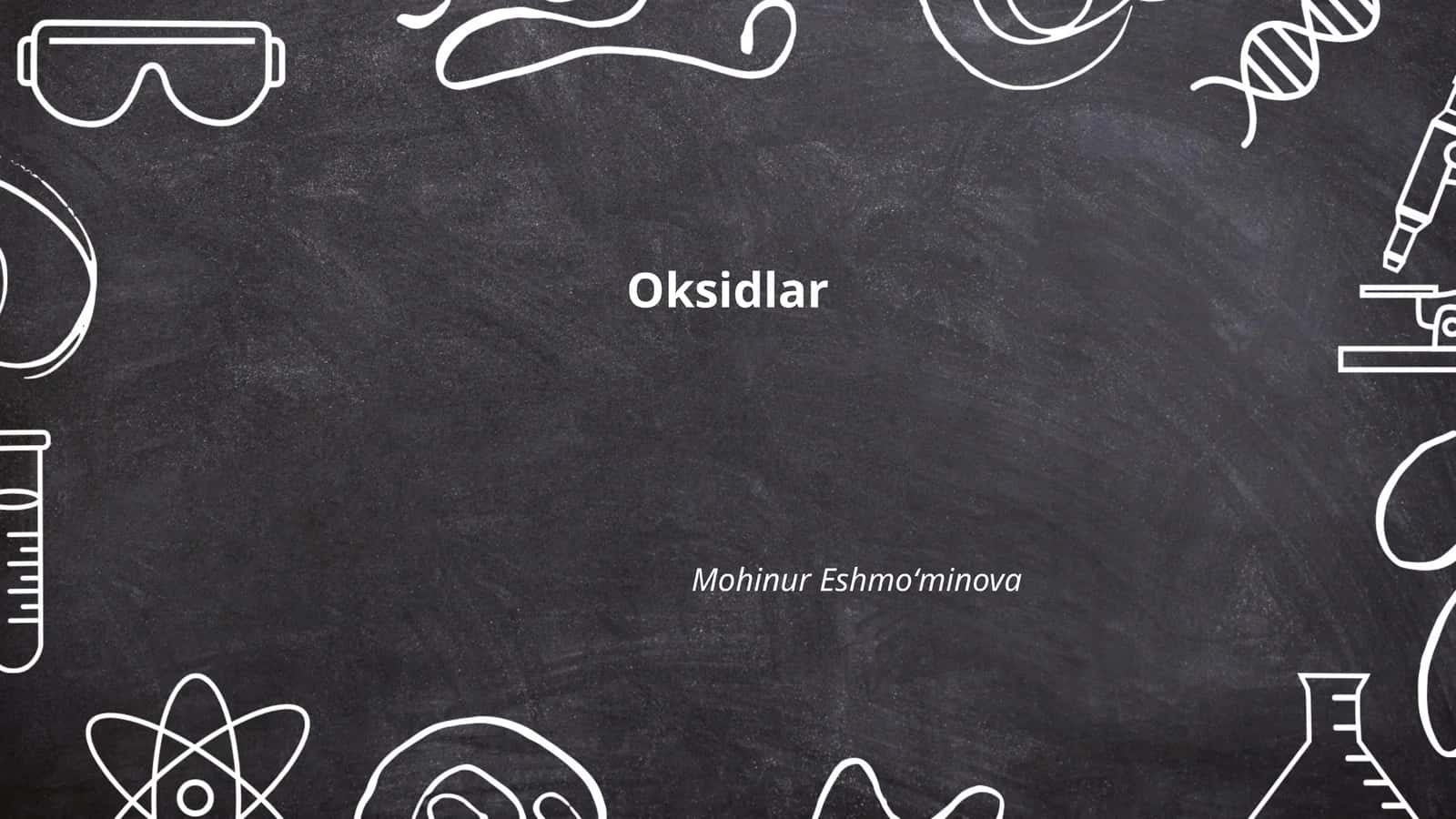 Oksidlar 1