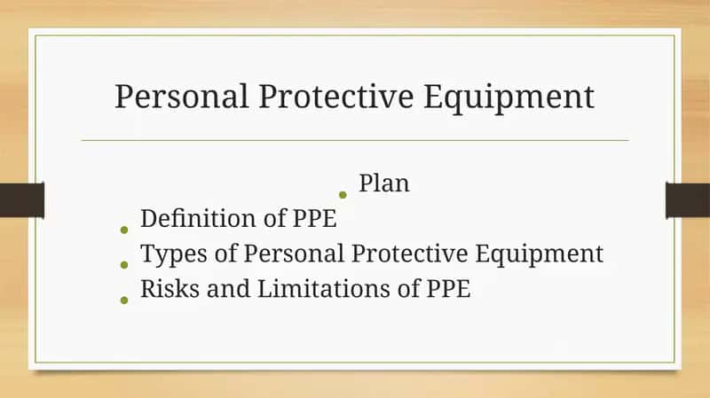Personal Protective Equipment 1