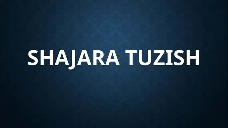 Shajara tuzish 1