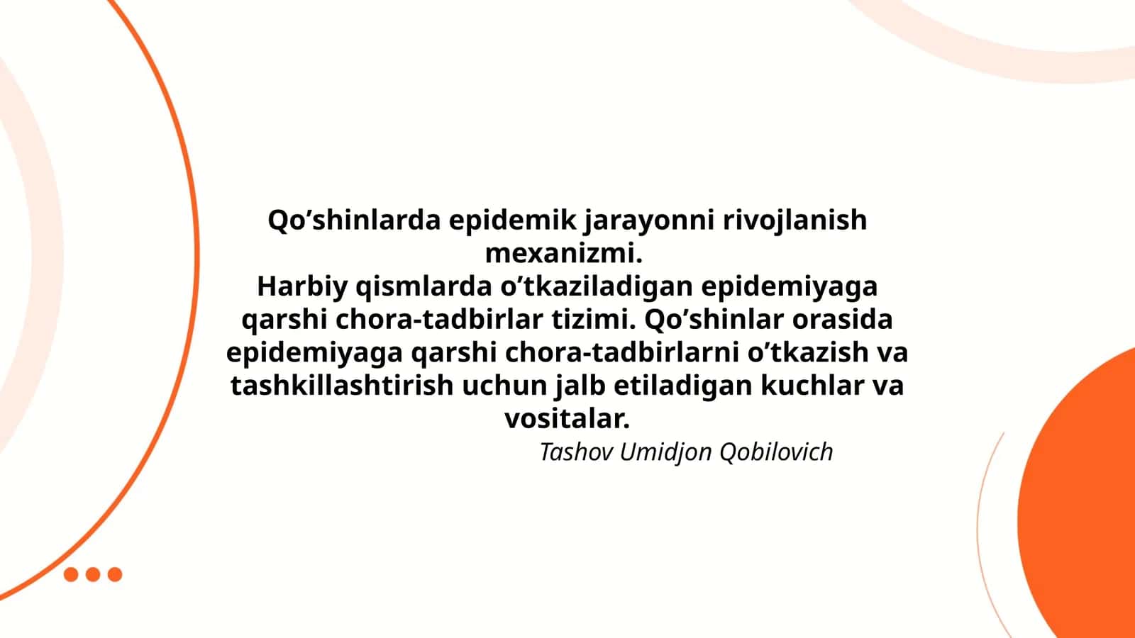 Qoʼshinlarda epidemik jarayonni rivojlanish mexanizmi 1
