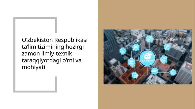 O'zbekiston Respublikasi ta'lim tizimi 1