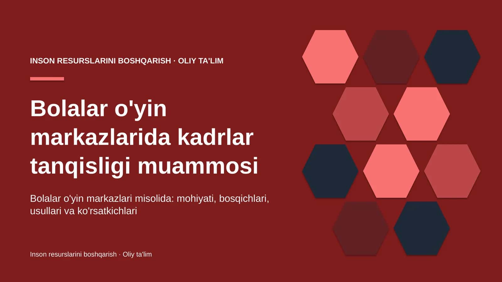 bolalar o'yin markazlarida kadrlar tanqisligi muammosi 4061 1