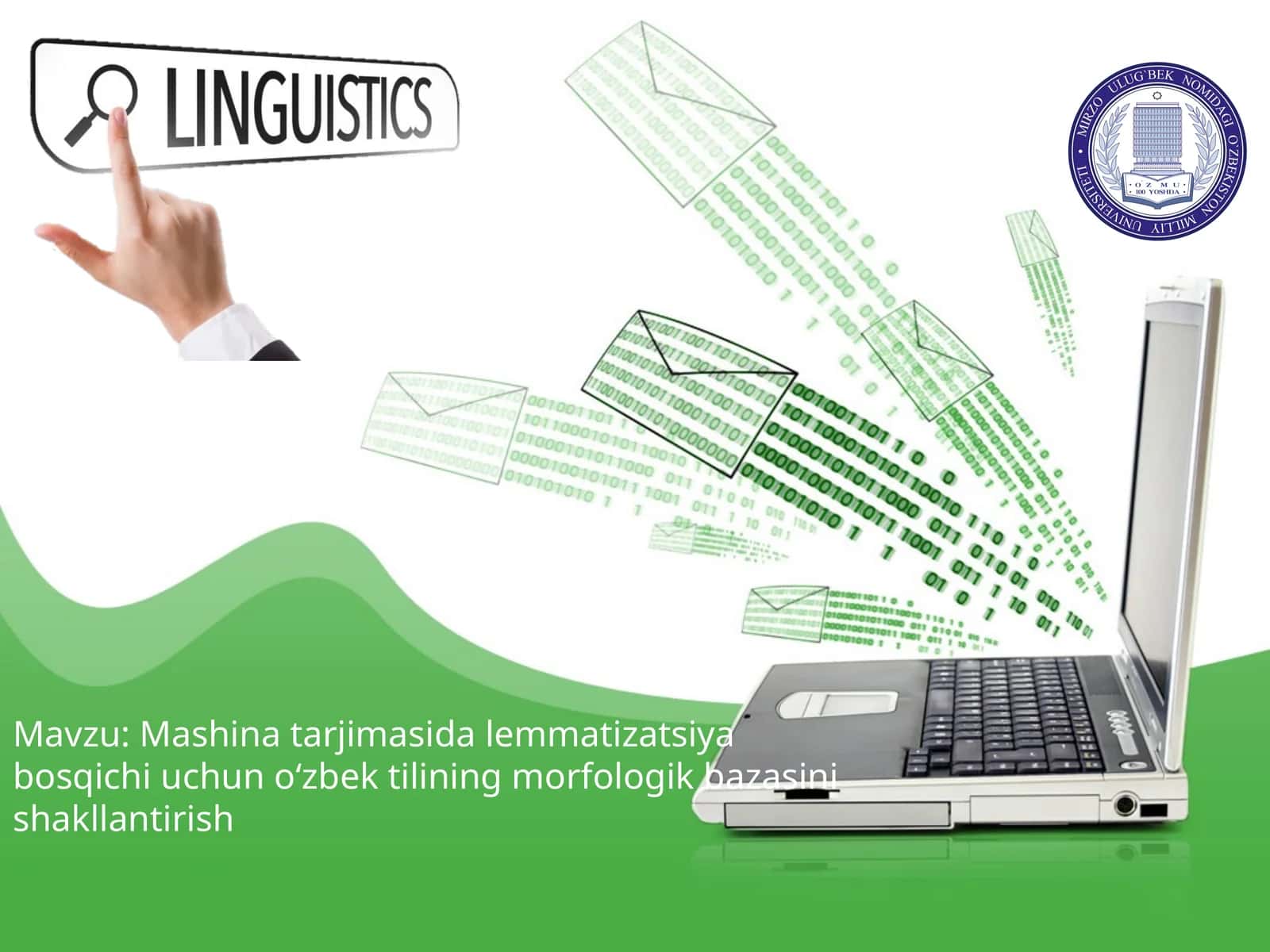 Mashina tarjimasida lemmatizatsiya bosqichi uchun o‘zbek tilining morfologik bazasini shakllantirish 1